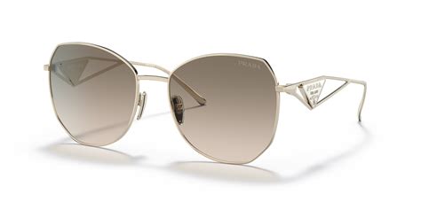 Prada PR 57YS 57 Light Brown Gradient Light.